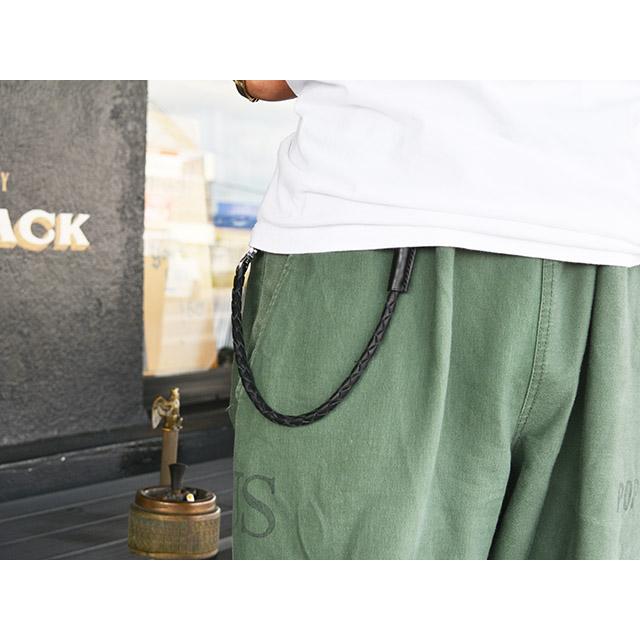 全2色【Round head/ラウンドヘッド】「Wallet Rope”Four Braids