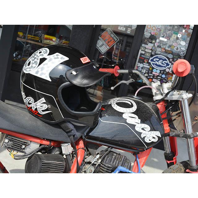 Round head/ラウンドヘッド】「Leather Visor”MTX”/レザーバイザー”MTX