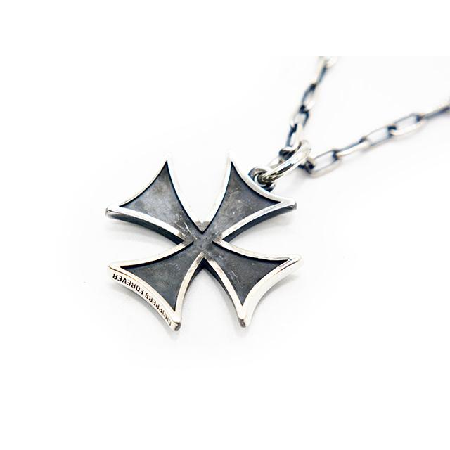 全2種【RED TAiL/レッドテイル】「Small Cross×Necklace Chain/スモールクロス×ネックレスチェーン」(RKK-387/Sillver925×Silver925)(ウルフパック)の画像