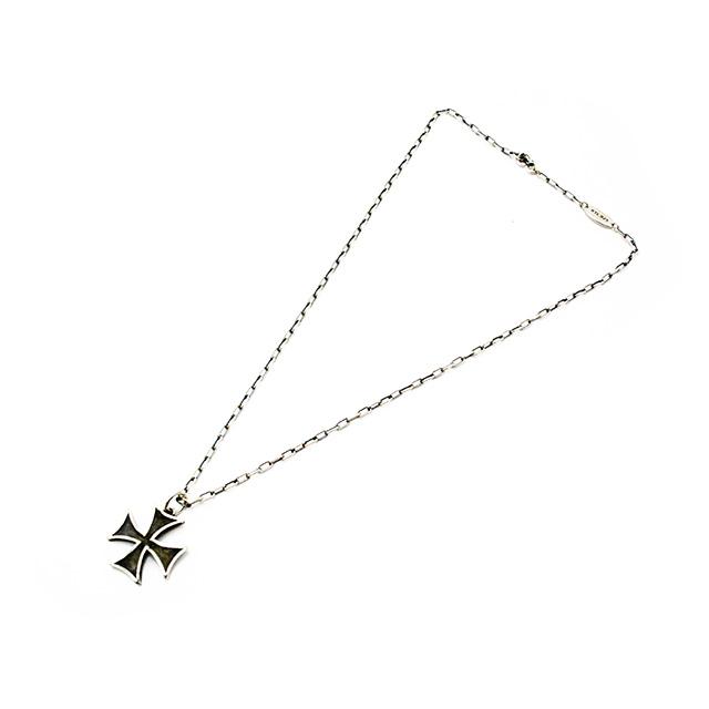 全2種【RED TAiL/レッドテイル】「Small Cross×Necklace Chain/スモールクロス×ネックレスチェーン」(RKK-387/Sillver925×Silver925)(ウルフパック)の画像