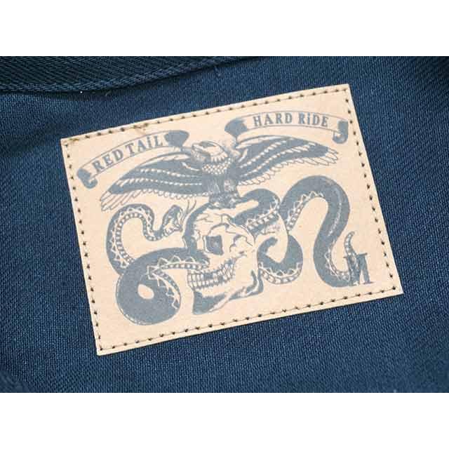 全2色【RED TAiL/レッドテイル】「Cross Denim Vest”5th”/クロスデニム