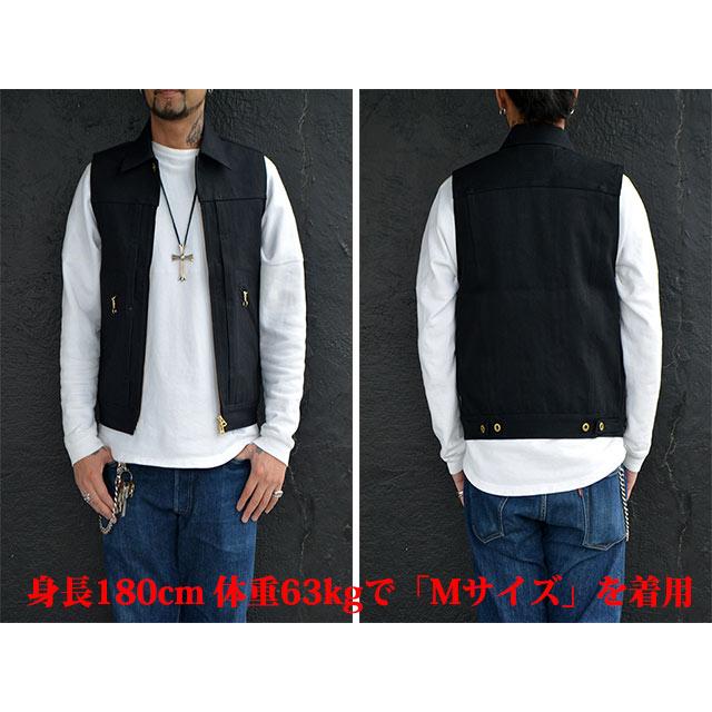 全2色【RED TAiL/レッドテイル】「Cross Denim Vest”5th”/クロス 全2色【RED TAiL/レッドテイル】「Cross Denim Vest”5th”/クロス