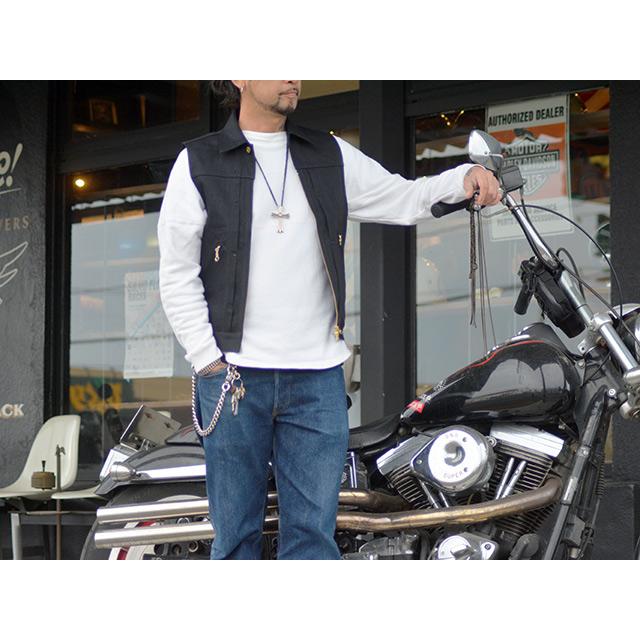 全2色【RED TAiL/レッドテイル】「Cross Denim Vest”5th”/クロス 全2色【RED TAiL/レッドテイル】「Cross Denim Vest”5th”/クロス