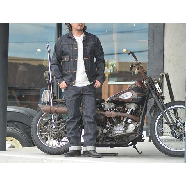 RED TAIL デニムジャケット Cross Denim Jacket Lサイズ Red Tail レッドテイル デニムジャケット Cross Denim