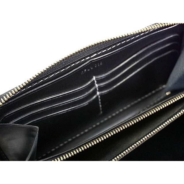 全2色【Round head/ラウンドヘッド】「Diamond Carving Round Zip Wallet/ダイアモンドカービングラウンドジップウォレット」【受注生産品】(ウルフパック)の画像