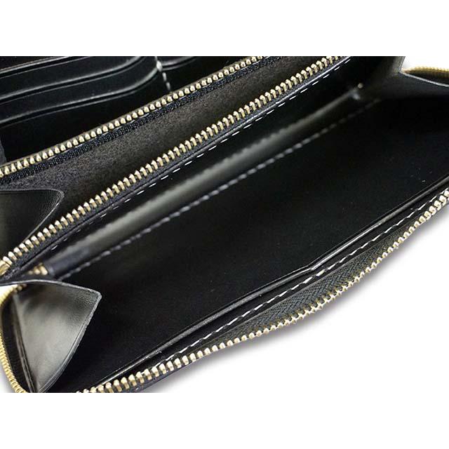 全2色【Round head/ラウンドヘッド】「Diamond Carving Round Zip Wallet/ダイアモンドカービングラウンドジップウォレット」【受注生産品】(ウルフパック)の画像