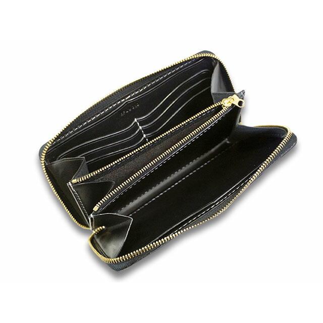 全2色【Round head/ラウンドヘッド】「Diamond Carving Round Zip Wallet/ダイアモンドカービングラウンドジップウォレット」【受注生産品】(ウルフパック)の画像