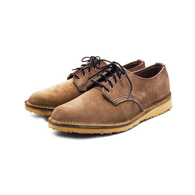 【RED WING/レッドウイング】「Weekender Oxford/ウィークエンダーオックスフォード」(3318/Sandstone”Mohave”Roughout)(ワークブーツ/アメカジ/ウルフパック) |  | 01