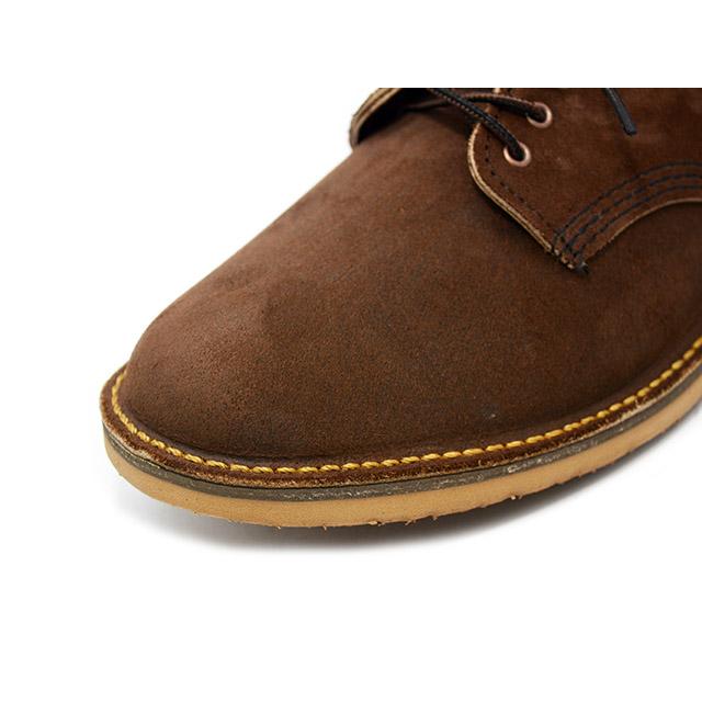 【RED WING/レッドウイング】「Weekender Oxford/ウィークエンダーオックスフォード」(3606/Chocolate”Muleskinner”Roughout)(ブーツ/アメカジ/ウルフパック) |  | 04