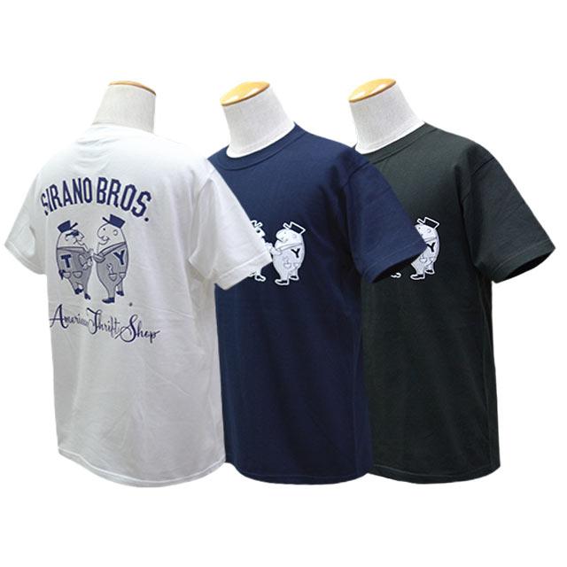 2025SS新作Tシャツ 全3色【SIRANO BROS/シラノブロス】2025SS「7.1z S/S Tee”Mr