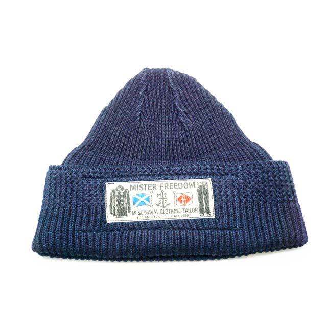 MISTER FREEDOM/ミスターフリーダム】2024AW「Cotton Indigo Knit Cap