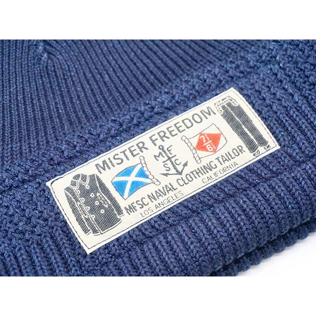 MISTER FREEDOM/ミスターフリーダム】2024AW「Cotton Indigo Knit Cap