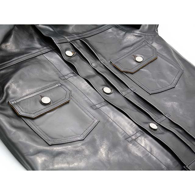 SUGAR CANE/シュガーケーン】2025AW「BLACK HORSEHIDE LEATHER JACKET