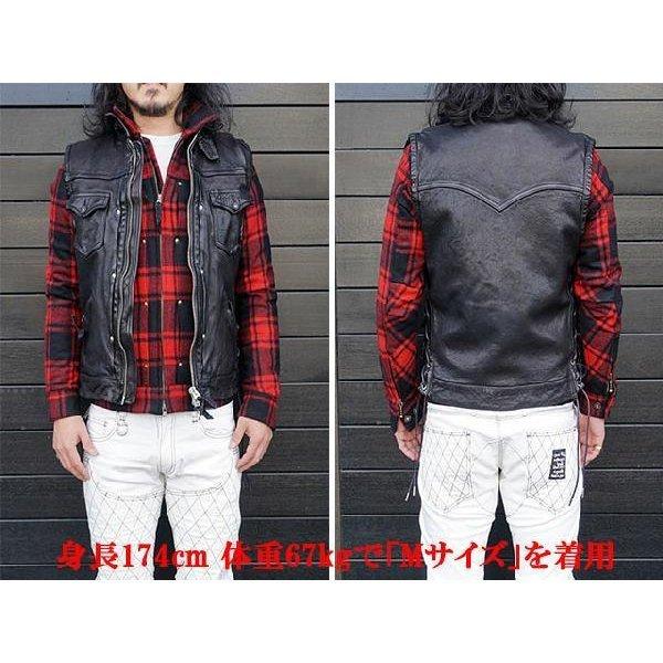 SKULL FLIGHT/スカルフライト「Riders Sheepskin Club Zip Vest”Full