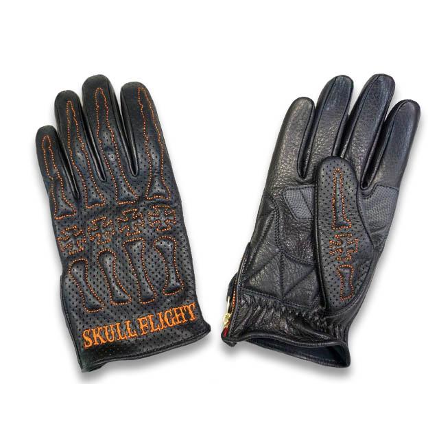 30% OFF)全10色【SKULL FLIGHT/スカルフライト】「Punching Mesh Bone