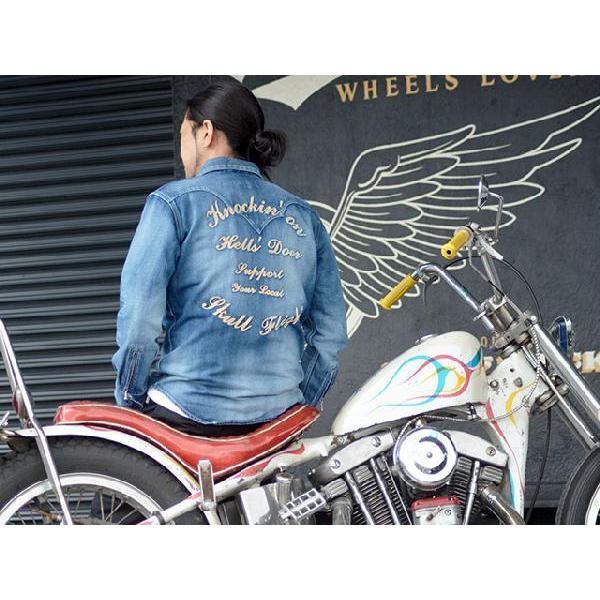 SKULL FLIGHT/スカルフライト2022SS「Riders Denim Western Shirts