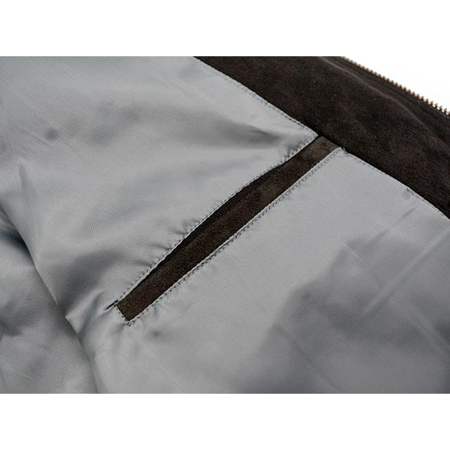 【SKULL FLIGHT/スカルフライト】2023AW「Roughout Goatskin Semi Double Riders Jacket/ラフアウトゴートスキンスキンセミダブルライダースジャケット」の画像