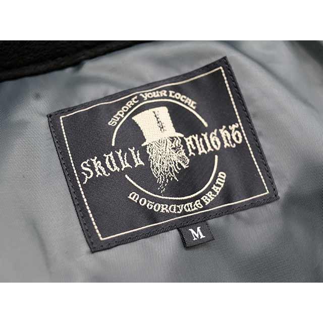 【SKULL FLIGHT/スカルフライト】2023AW「Roughout Goatskin Semi Double Riders Jacket/ラフアウトゴートスキンスキンセミダブルライダースジャケット」の画像