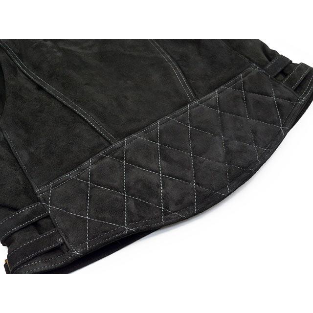 【SKULL FLIGHT/スカルフライト】2023AW「Roughout Goatskin Semi Double Riders Jacket/ラフアウトゴートスキンスキンセミダブルライダースジャケット」の画像