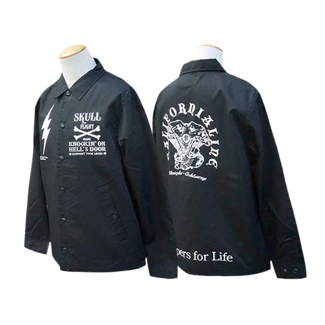SKULL FLIGHT/スカルフライト】2023AW「Skull Head Coach Jacket SKULL FLIGHT/スカルフライト】2023AW「Skull Head Coach Jacket