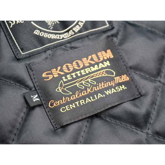 【SKULL FLIGHT/スカルフライト】×【SKOOKUM/スクーカム】2023AW「Riders Stadium Jacket/ライダーススタジアムジャケット」(CALIFORNIA LINE/ウルフパック)の画像