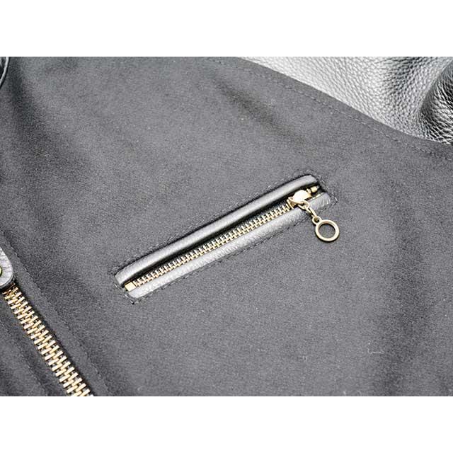 【SKULL FLIGHT/スカルフライト】×【SKOOKUM/スクーカム】2023AW「Riders Stadium Jacket/ライダーススタジアムジャケット」(CALIFORNIA LINE/ウルフパック)の画像