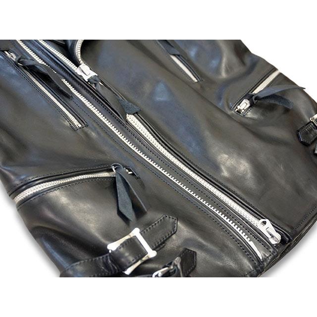 SKULL FLIGHT/スカルフライト】2023SS「Fur Collar Horse Hide Double