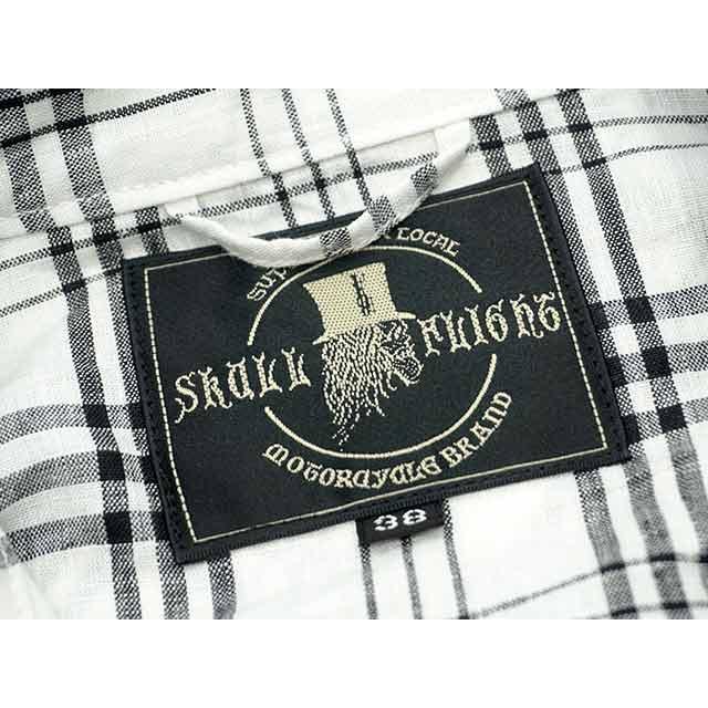 30% OFF)【SKULL FLIGHT/スカルフライト】2023SS「Riders Linen Check