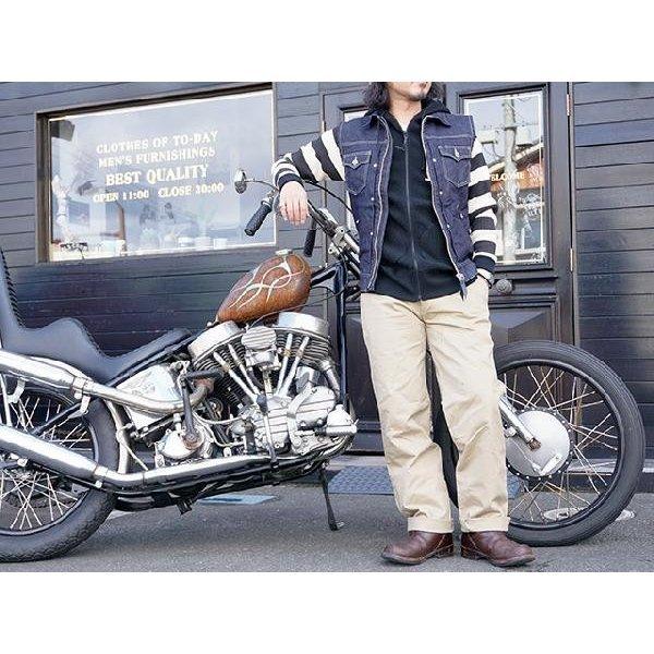 SKULL FLIGHT/スカルフライト「Riders Denim Club Zip Vest”One Wash 