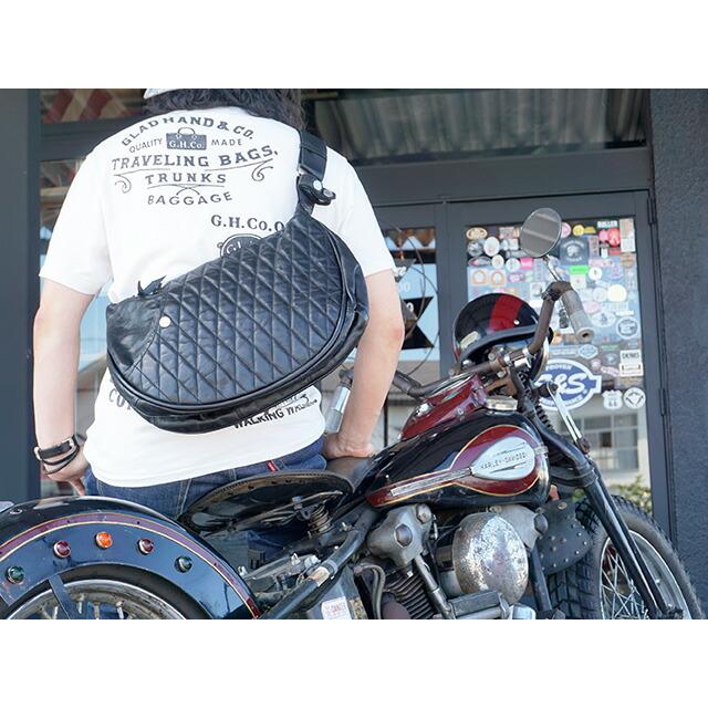 全2色【SKULL FLIGHT/スカルフライト】「Horsehide Shoulder Bag”Type