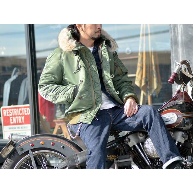 全2色【SKULL FLIGHT/スカルフライト】「Riders N-2A/ライダースN-2A