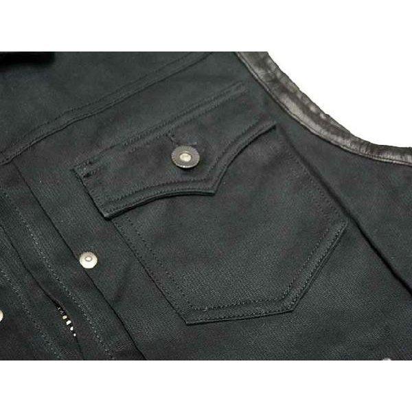 SKULL FLIGHT/スカルフライト「Hard Pique Riders Club Zip Vest”Full
