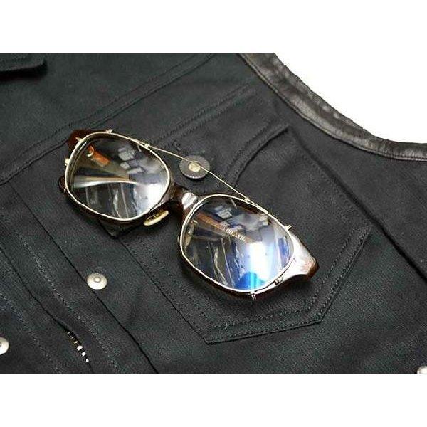 SKULL FLIGHT/スカルフライト「Hard Pique Riders Club Zip Vest”Full
