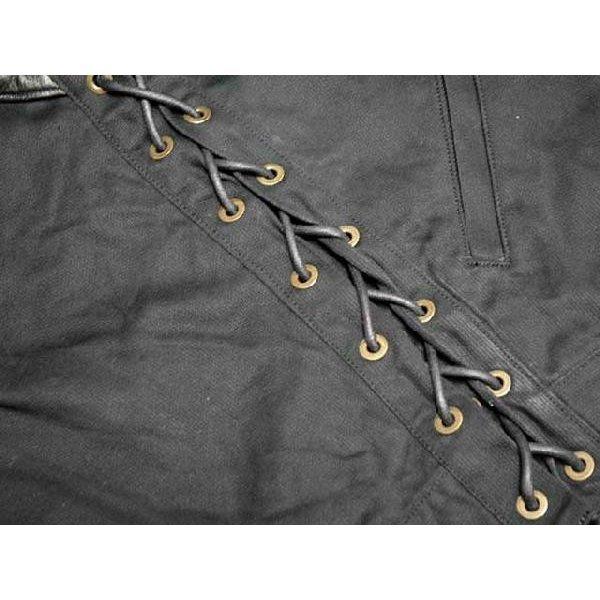 SKULL FLIGHT/スカルフライト「Hard Pique Riders Club Zip Vest”Stand