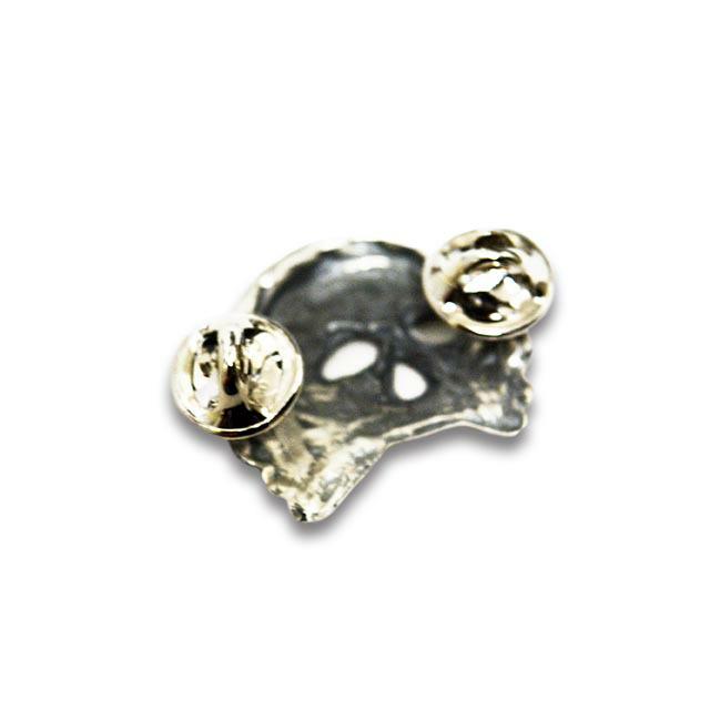 ビンテージ　SS　スカル　 ピンバッジ　 3点セット　ジャーマンスカル　髑髏 SKULL FLIGHT/スカルフライト】「German Skull Pins/ジャーマンスカル