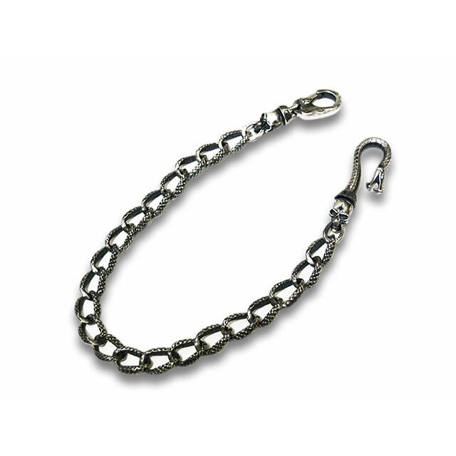 【SKULL FLIGHT/スカルフライト】「Snake Wallet Chain/スネークウォレットチェーン」(Silver950