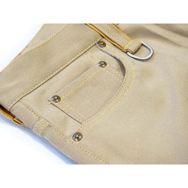 SKULL FLIGHT SS PANTS type2 ベージュ ブーツカット SKULL FLIGHT/スカルフライト】「SS Pants Type2 Boots Cut