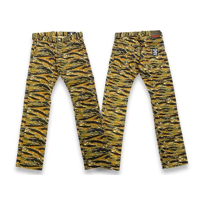 【SKULL FLIGHT/スカルフライト】「SS Pants Type6 Straight Cut”Tiger Camo”/SSパンツタイプ6ストレートカット”タイガーカモ”」(カリフォルニアライン)｜wolfpack-ss｜02