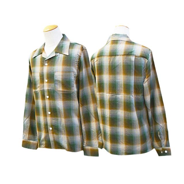 JERADO Starry gate オンブレチェックレーヨンシャツ25SS