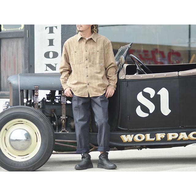 Sugar＆Co./シュガーアンドコー】2024AW「Moleskin Stripe Drop Shirts