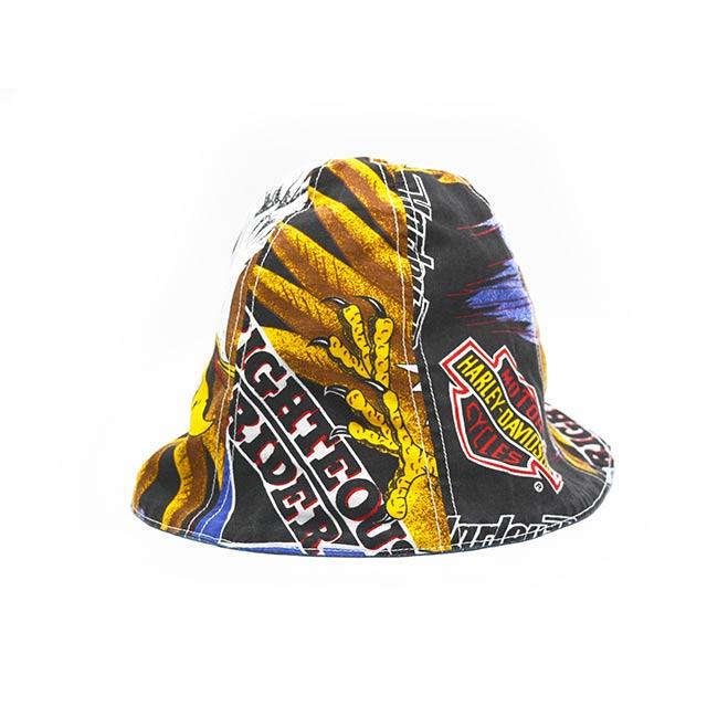 全2色「90's H-D Vintage Bandana Tulip Hat/90's H-Dヴィンテージ