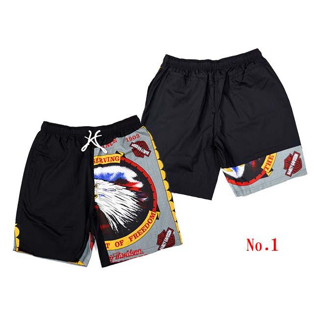 全3柄「H-D Bandana Easy Shorts/H-Dバンダナイージーショーツ」(STUP