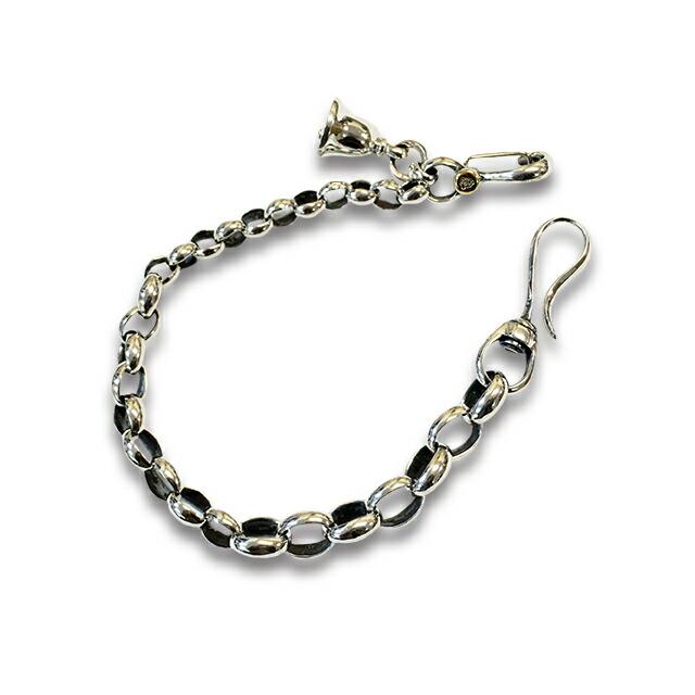 SHAFT SILVER WORKS/シャフトシルバーワークス】「ウィップスムースリンクスウィズミディアムベルウォレットチェーン」(アクセサリー/ハーレー/ウルフパック) :swc-whip-m:WOLF PACK ストア店 通販 財布 シルバーウォレットチェーン SE-1 Silver925 ウォレットチェーン CHAOS別注モデル