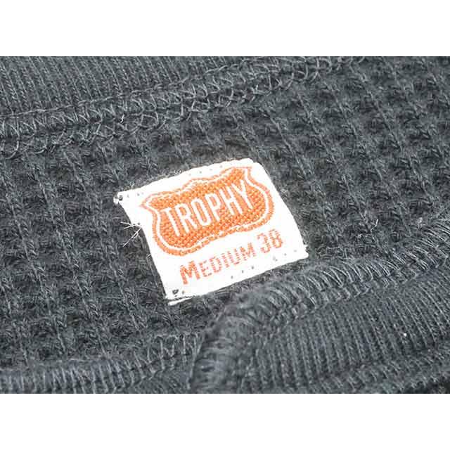 全3色【TROPHY CLOTHING/トロフィークロージング】「Heavy Waffle Mil