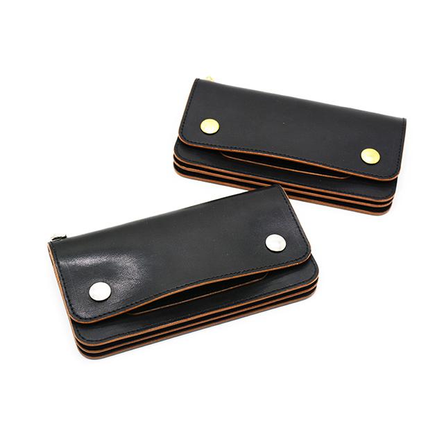 TISS CUSTOM LEATHERS】「Teacore Old School Trucker Wallet/茶芯