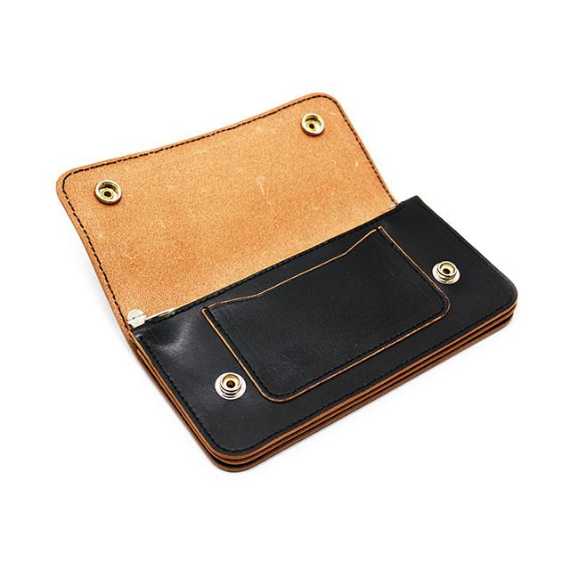 TISS CUSTOM LEATHERS】「Teacore Old School Trucker Wallet/茶芯