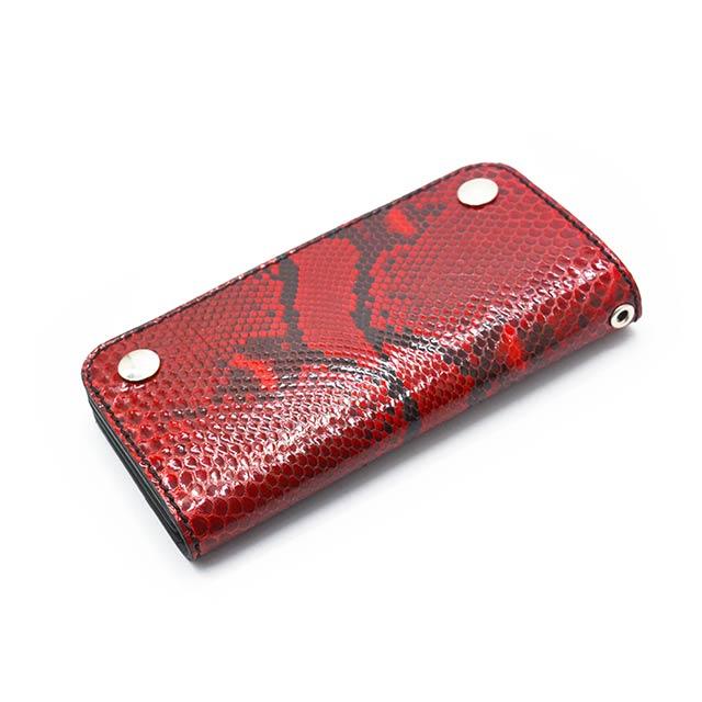 全3色【TISS CUSTOM LEATHERS/ティスカスタムレザーズ】「Diamond Python Wallet”A-1 Type”/ダイアモンドパイソンウォレット”A-1タイプ”」(ウルフパック) |  | 03