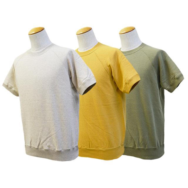 全3色【TWO MOON/トゥームーン】「Raglan Short Sleeve Sweatshirts