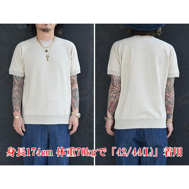 全3色【TWO MOON/トゥームーン】「Raglan Short Sleeve Sweatshirts