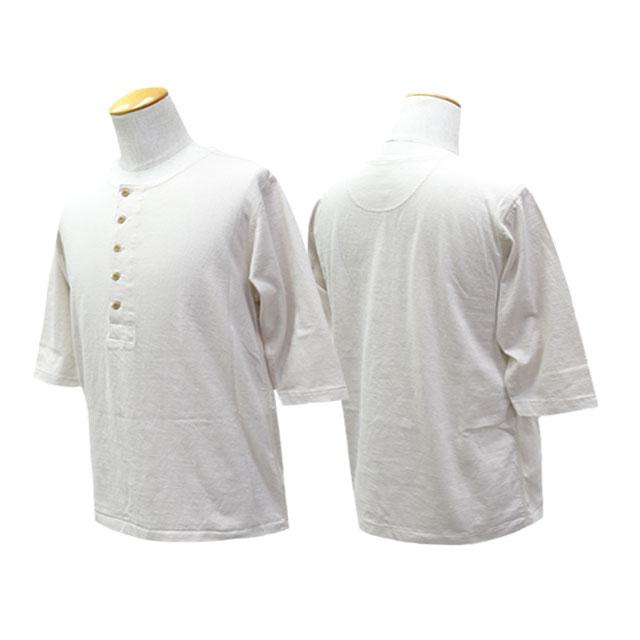 全3色【TWO MOON/トゥームーン】「Half Sleeve Henley Neck Tee/ハーフ